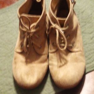 Girls wedged booties